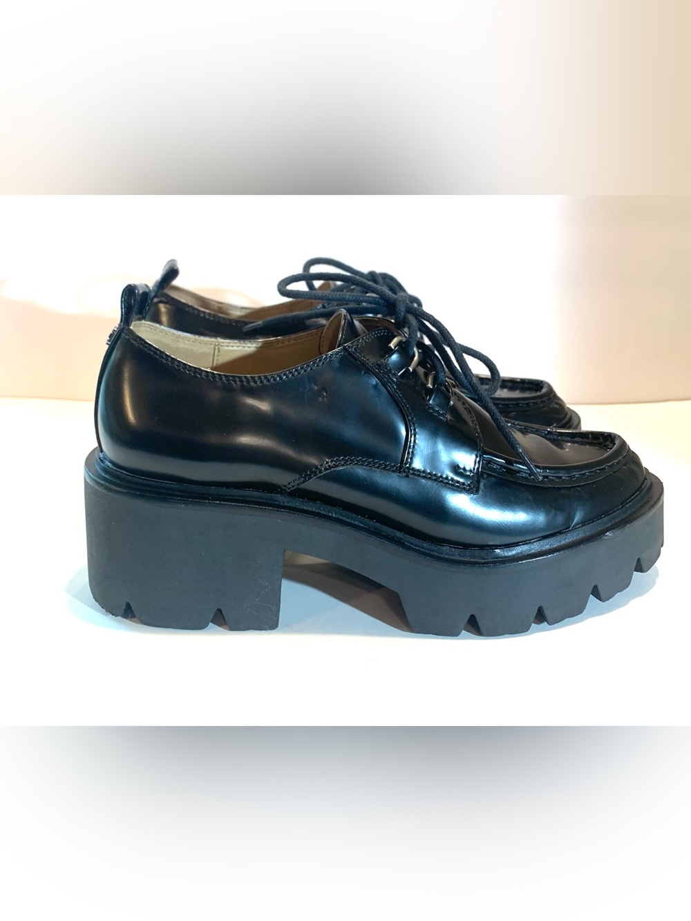 Sam Edelman Monna Platform Loafers Sz 8M